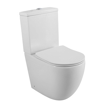 Унитаз-компакт безободковый BelBagno AMANDA BB051CPR/BB051T/BB089SC