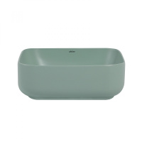 Раковина накладная ABBER Rechteck AC2211MCG светло-зеленая матовая - Gidratop.ru изображение