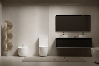 Биде ABBER Bequem AC1152 приставное белое - Gidratop.ru изображение