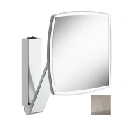 Косметическое зеркало Keuco iLook_move 17613079004, с подсветкой, нержавеющая сталь - Gidratop.ru изображение