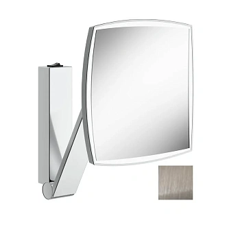 Косметическое зеркало Keuco iLook_move 17613079004, с подсветкой, нержавеющая сталь