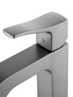 Смеситель для раковины WONZON & WOGHAND FLEX, Темный графит (WW-88018072-BGM) - Gidratop.ru изображение