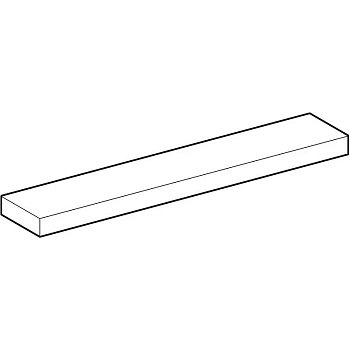 Полка Geberit iCon 840992000, 90 см, цвет платиновый