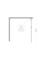 Душевая перегородка BelBagno UNO-L-1-TB-110-C-Cr - Gidratop.ru изображение