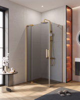 Душевой уголок CEZARES SLIDER-AH-1-100-70/80-GRIGIO-BORO - Gidratop.ru изображение