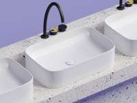 Умывальник чаша накладная прямоугольная Element 605x380x150мм - Gidratop.ru изображение