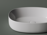 Умывальник чаша накладная овальная Element 540x350x145мм - Gidratop.ru изображение