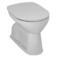 Приставной унитаз Laufen Pro 2195.9.000.000.1 под скрытый бачок, вертикальный слив в пол, белый - Gidratop.ru изображение