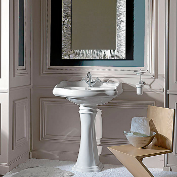 Раковина 73х54 см, 1 отв., цвет: белый