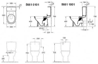 Напольный унитаз Villeroy&Boch O.novo 5661 0101 - Gidratop.ru изображение