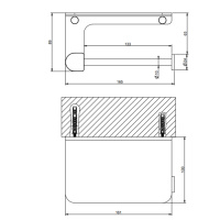 GESSI Rilievo держатель туалетной бумаги с крышкой, цвет: finox - Gidratop.ru изображение