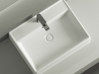 Умывальник чаша накладная прямоугольная Element 590x450x160мм - Gidratop.ru изображение