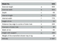 Поддон душевой Kaldewei Duschplan Mod. 545-2 90 x 90 x h16 cм, 4403.3500.0001 Anti-slip - Gidratop.ru изображение