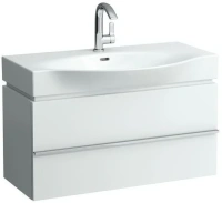 Тумба под раковину Laufen Palace New 4.0125.2.075.463.1, белый матовый, 2 выдвижных ящика - Gidratop.ru изображение