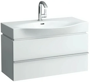 Тумба под раковину Laufen Palace New 4.0125.2.075.463.1, белый матовый, 2 выдвижных ящика