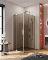 Душевой уголок CEZARES SLIDER-AH-1-100-70/80-BR-Cr - Gidratop.ru изображение