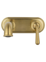 Смеситель для раковины встраиваемый WONZON & WOGHAND STEAM, Брашированное золото (WW-88869008- BG) - Gidratop.ru изображение