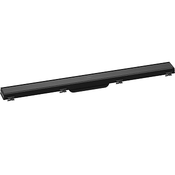 Решетка для дренажного канала Hansgrohe RainDrain Match, 80 см, черное стекло, 56038610
