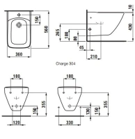 Биде Laufen Palace New 8.3070.1.000.302.1, подвесное - Gidratop.ru изображение