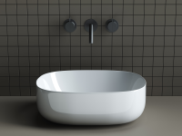 Умывальник чаша накладная овальная Element 460x350x155мм - Gidratop.ru изображение