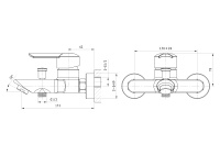 Смеситель для ванны WONZON & WOGHAND BAROQUE, Хром (WW-193101-CR) - Gidratop.ru изображение