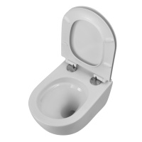Унитаз подвесной безободковый BelBagno AMANDA-TOR BB051CH-TOR-FC/BB2011SC - Gidratop.ru изображение