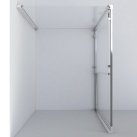 Душевой уголок Garda VSR-1G8016CL, 1600*800, хром, стекло прозрачное - Gidratop.ru изображение