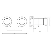 GESSI 316 внешняя часть термост. смесителя на 3 потребителя, Black XL - Gidratop.ru изображение