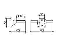 Держатель для аксессуаров Keuco City.2 02751010000 двойной - Gidratop.ru изображение