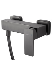 Смеситель для душа WONZON & WOGHAND CUBE 2.0, Темный графит (WW-88048068-BGM) - Gidratop.ru изображение