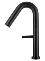 Смеситель для раковины высокий WONZON & WOGHAND, Черный матовый (WW-6068-MB) - Gidratop.ru изображение