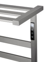 Полотенцесушитель электрический WONZON & WOGHAND FRANKFURT, Темный графит (WW-1029-GM) - Gidratop.ru изображение