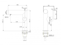 Смеситель ABBER Perfekte 316 AF8A10BST для раковины, сталь брашированная - Gidratop.ru изображение