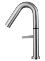 Смеситель для раковины высокий WONZON & WOGHAND, Брашированный никель (WW-6068-BS) - Gidratop.ru изображение