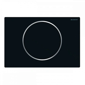 Смывная клавиша Geberit Sigma Type 10 115.758.14.5 для унитаза, черный (не оставляет отпечатки пальцев)