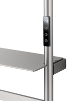 Полотенцесушитель электрический WONZON & WOGHAND DÜSSELDORF, Брашированный никель (WW-A203-BR) - Gidratop.ru изображение