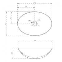 Раковина накладная ABBER Stein AS2609 белая матовая - Gidratop.ru изображение