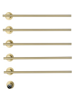 Полотенцесушитель электрический встраиваемый WONZON & WOGHAND DORTMUND, Брашированное золото (WW-A365-BG) - Gidratop.ru изображение