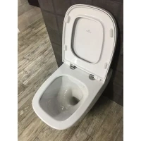 Подвесной унитаз Villeroy&Boch Antheus 4608R0R1, альпийский белый, с покрытием CeramicPlus - Gidratop.ru изображение