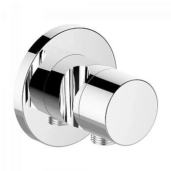 Вентиль запорный Keuco Ixmo 59541010201, круглый, c выводом для шланга и держателем лейки DN 15, хром