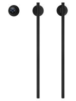 Полотенцесушитель электрический встраиваемый WONZON & WOGHAND DORTMUND, Черный матовый (WW-A362-MB) - Gidratop.ru изображение