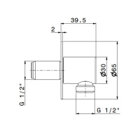 Newform X-STEEL 316 Шланговое подсоединение, цвет: INOX - Gidratop.ru изображение