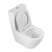 Унитаз-компакт безободковый BelBagno SFERA-R BB2141CPR/SC/BB2141T - Gidratop.ru изображение