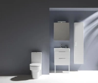 Унитаз-компакт Laufen Val 8.2428.1.000.000.1, безободковый, с бачком 8.2928.1.000.871.1, белый - Gidratop.ru изображение