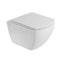 Унитаз подвесной безободковый BelBagno CARINA BB514CHR/BB5046SC - Gidratop.ru изображение