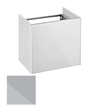 Тумба под раковину Keuco Royal Reflex 34090 130001 подвесная 50 см, титан, петли слева