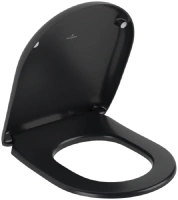 Крышка-сиденье Villeroy&Boch Antao 8M67S1R7, с функцией SoftClose и QuickRelease, Pure Black - Gidratop.ru изображение