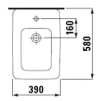 Биде Laufen Alessi 8.3290.1.400.304.1 напольное - Gidratop.ru изображение