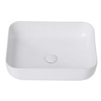 Раковина накладная ABBER Rechteck AC2202 белая - Gidratop.ru изображение