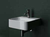 Умывальник AURA с 1 отверстием для смесителя, без перелива 430x390x135мм - Gidratop.ru изображение